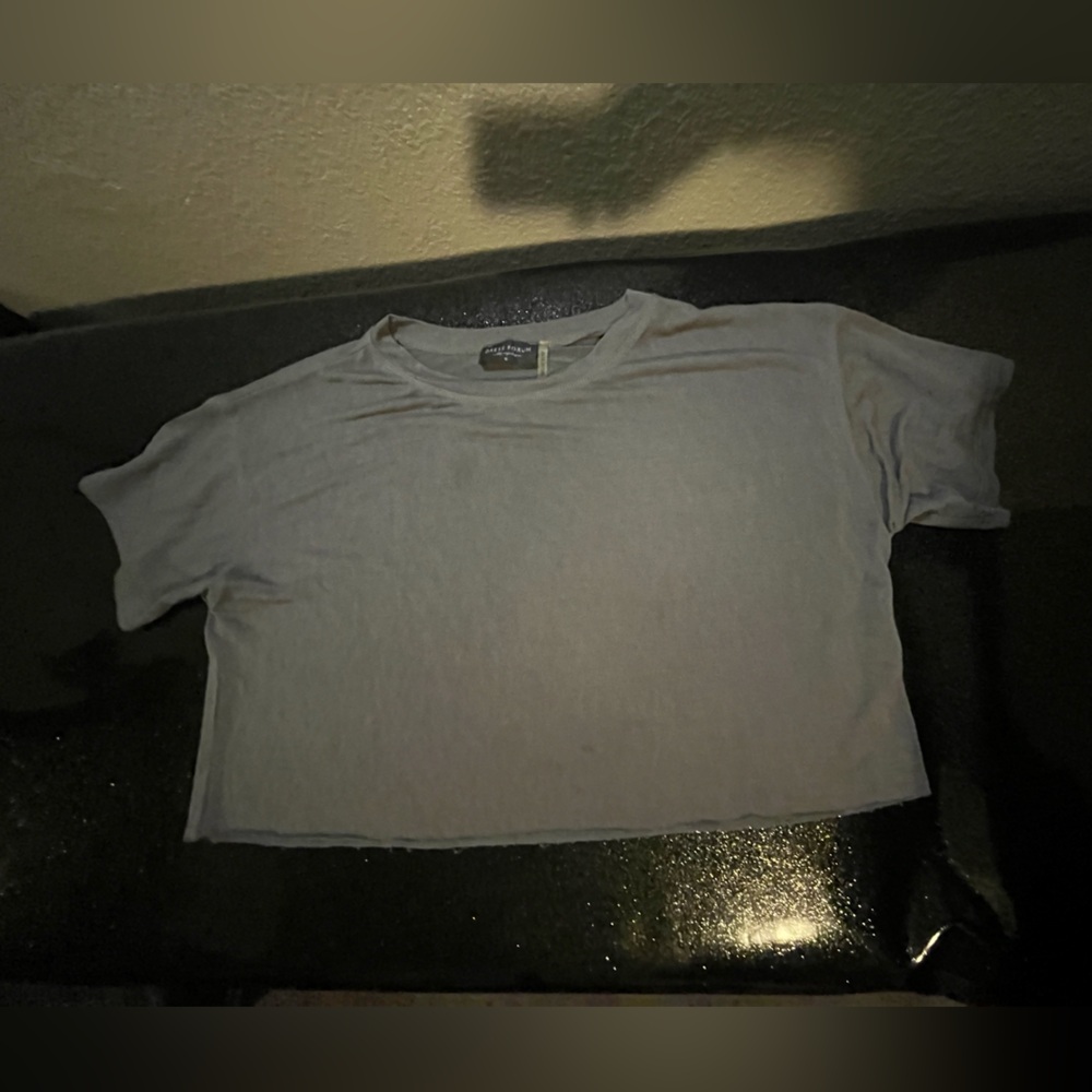 Gray Cropped T-Shirt Women’s